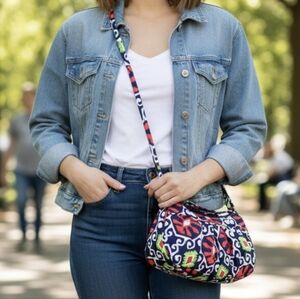 Vera Bradley New Sun Valley Frannie Small Convertible Crossbody/Shoulder Bag